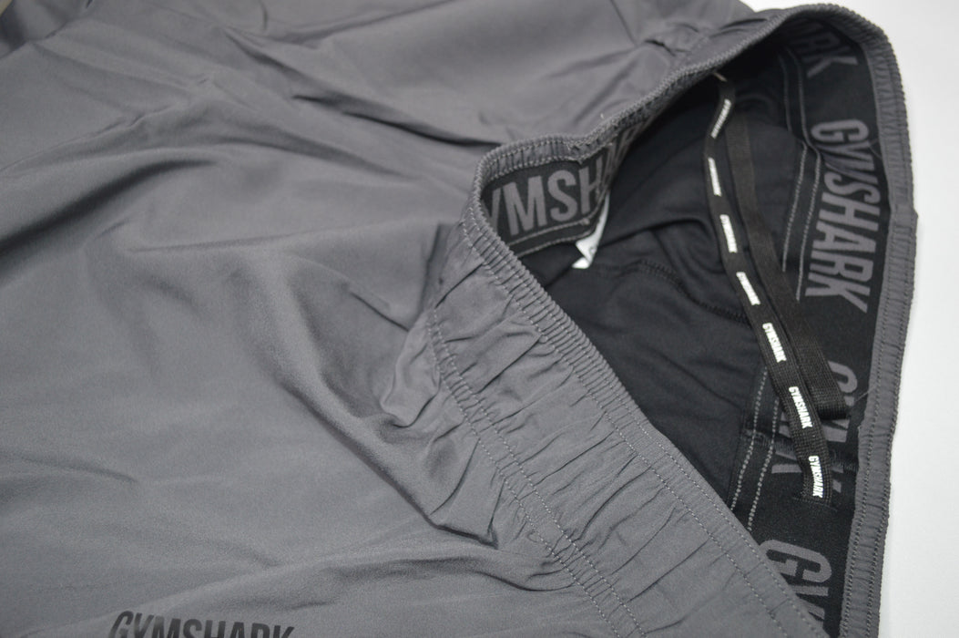 Sport 7" 2 in 1 Shorts - Dark Grey/Black