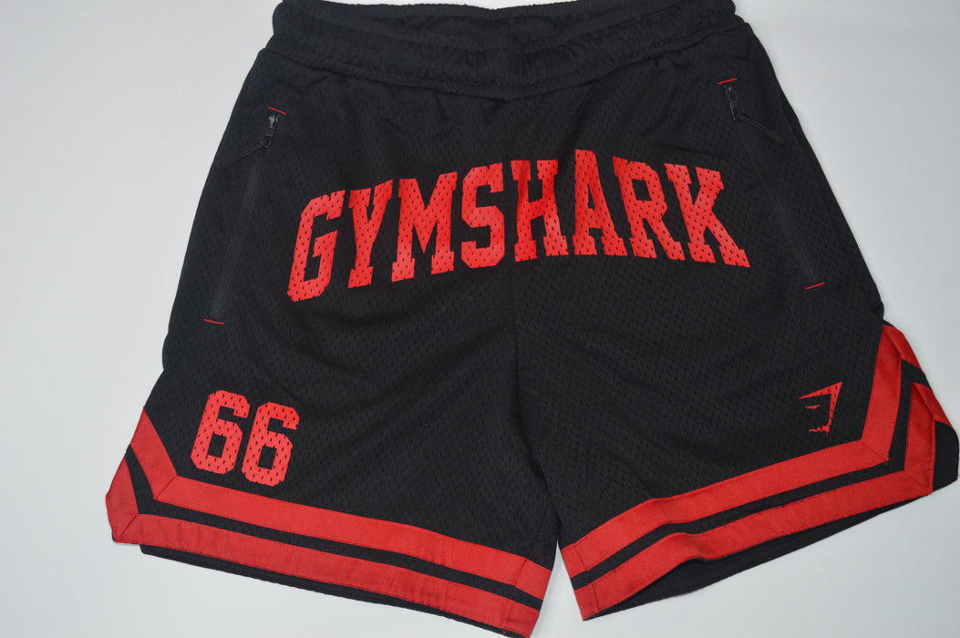 Campus Mesh Shorts - Black/Conditioning Red