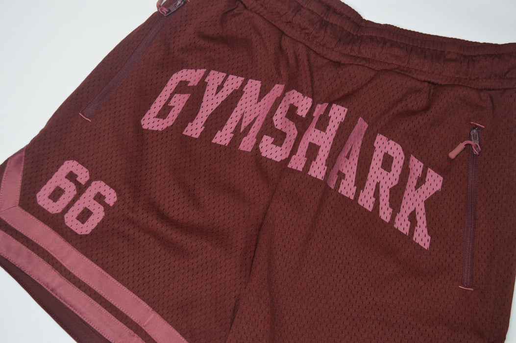 Varsity Mesh Shorts Rich Maroon/Reset Pink