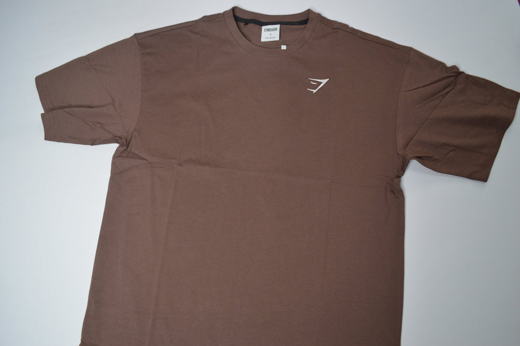 Crest Oversized T-Shirt - Soft Brown