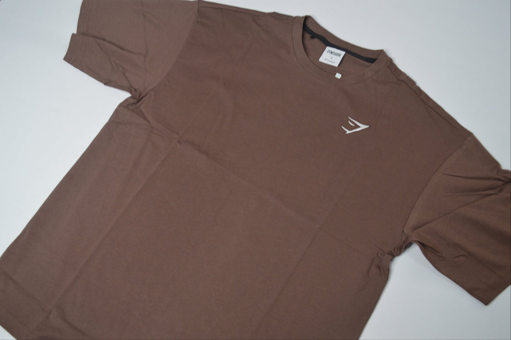 Crest Oversized T-Shirt - Soft Brown
