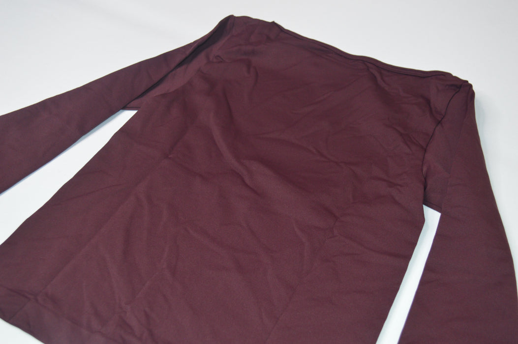 Everyday Seamless Wide Neck Long Sleeve Top - Cherry Purple
