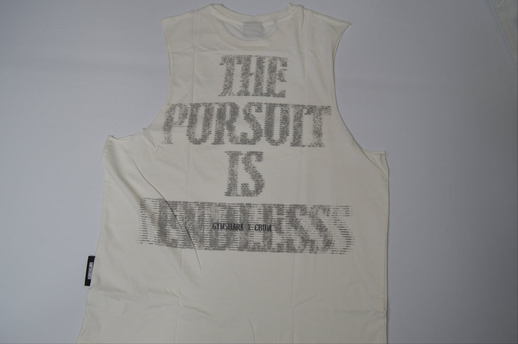 Gymshark x CBUM Washed Sleeveless T-Shirt - Soft White