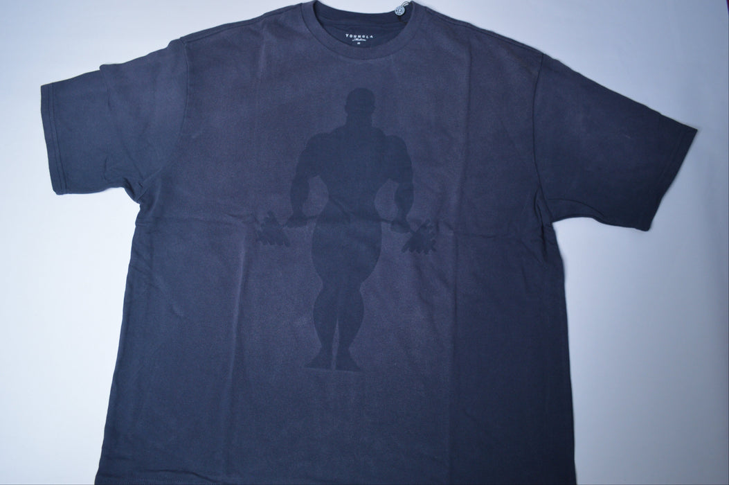 4285 GOLD'S IRON LEGACY SHADOW TEES NAVY WASH