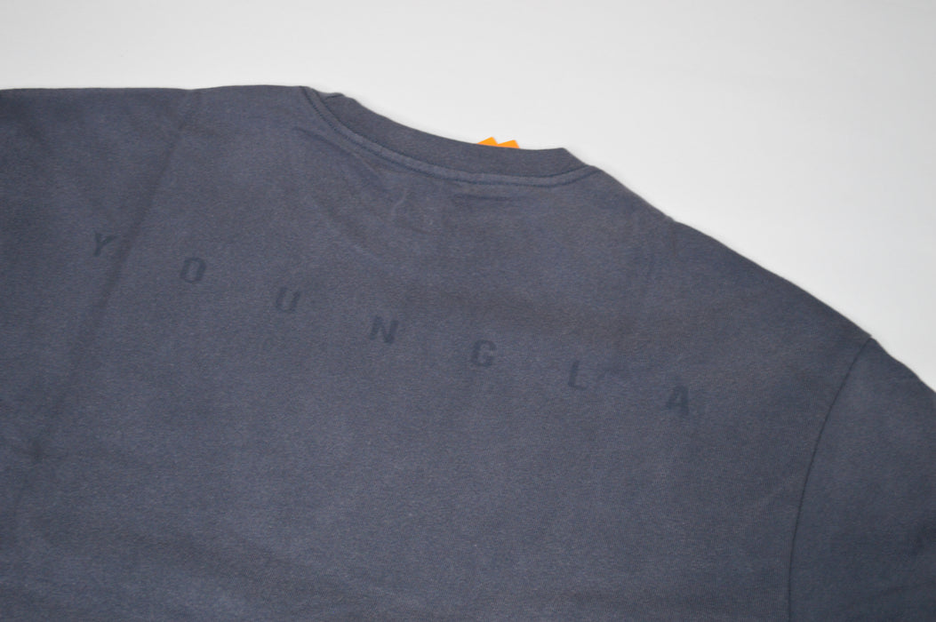 4285 GOLD'S IRON LEGACY SHADOW TEES NAVY WASH