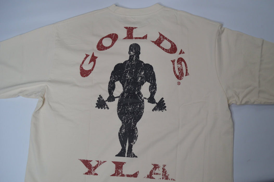 4002 GOLDS GYM NEW AGE TEES OFF-WHITE