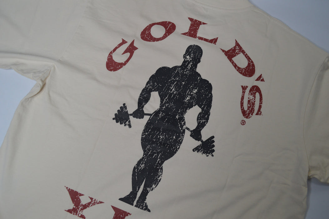 4002 GOLDS GYM NEW AGE TEES OFF-WHITE