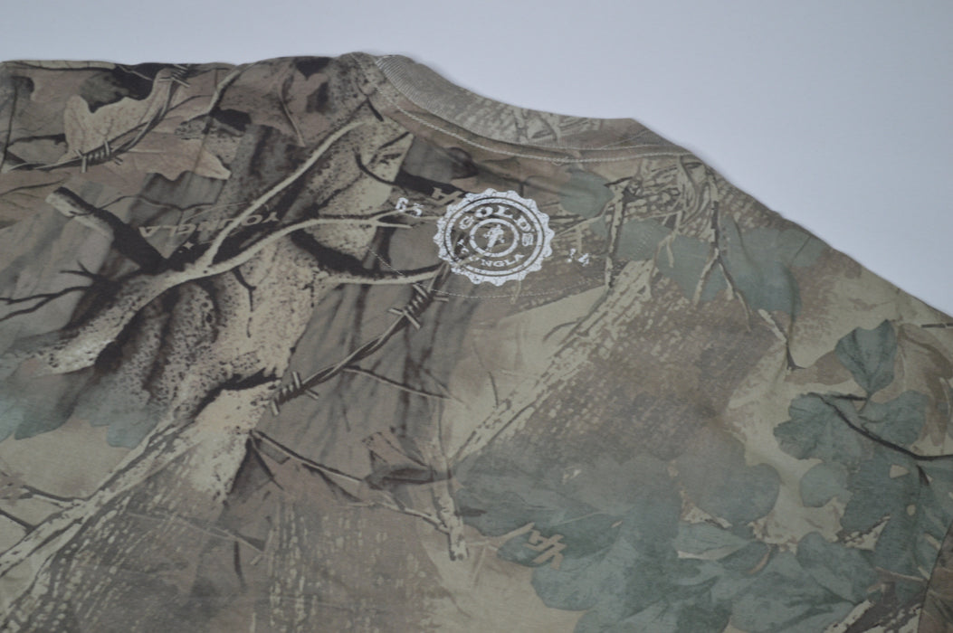 4213 GOLD'S IRON LEGACY ICON TEES BEIGE TREE CAMO