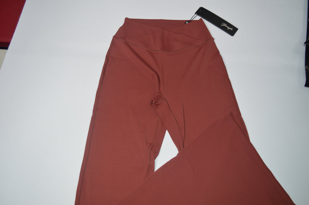 W215 - Vital Flare Leggings - Brick red