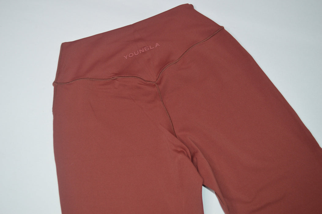 W215 - Vital Flare Leggings - Brick red