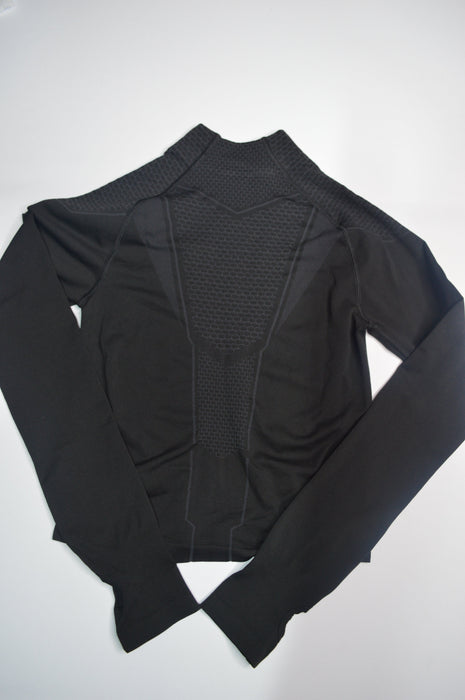 ONYX V1 LONG SLEEVE TOP - Black/Onyx Grey/Brand Blue