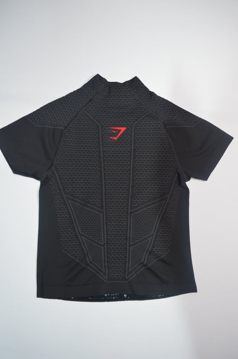 ONYX V1 BABY TEE MUJER - Black/Onyx Grey/Carmine Red