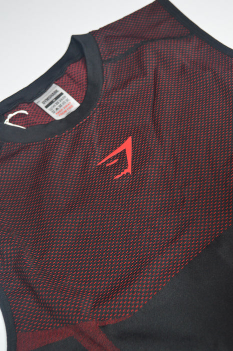 ONYX 5.0 TANK - BLACK/CARMINE RED