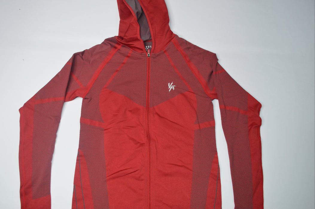 8061 - Apex Compression Zip-Ups Red
