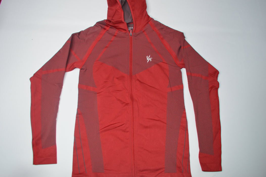 8061 - Apex Compression Zip-Ups Red