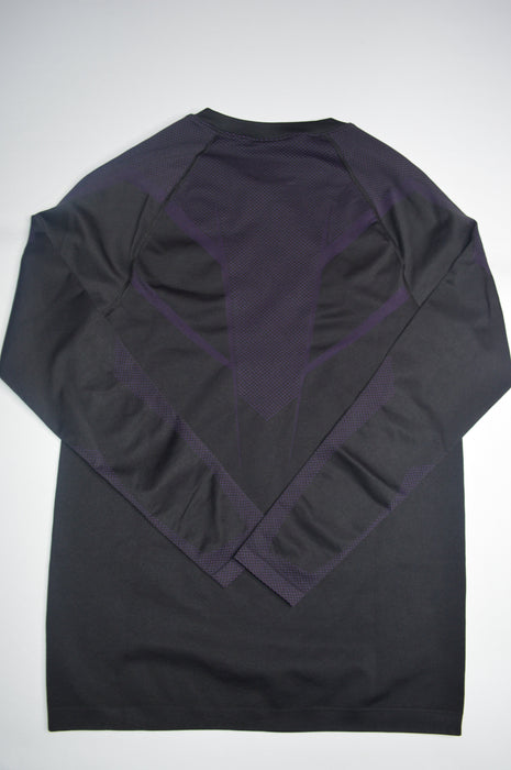 ONYX 5.0 SEAMLESS LONGSLEEVE T-SHIRT - BLACK/ATHLETIC PURPLE