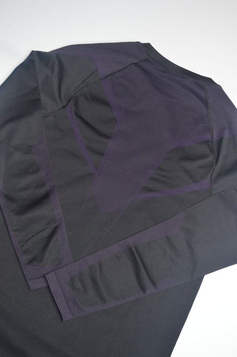 ONYX 5.0 SEAMLESS LONGSLEEVE T-SHIRT - BLACK/ATHLETIC PURPLE