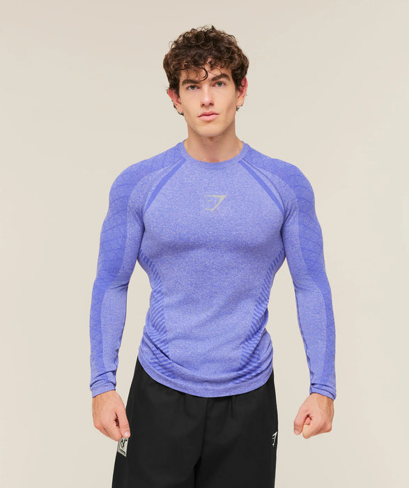 Devant Seamless Long Sleeve T-shirt - Amethyst