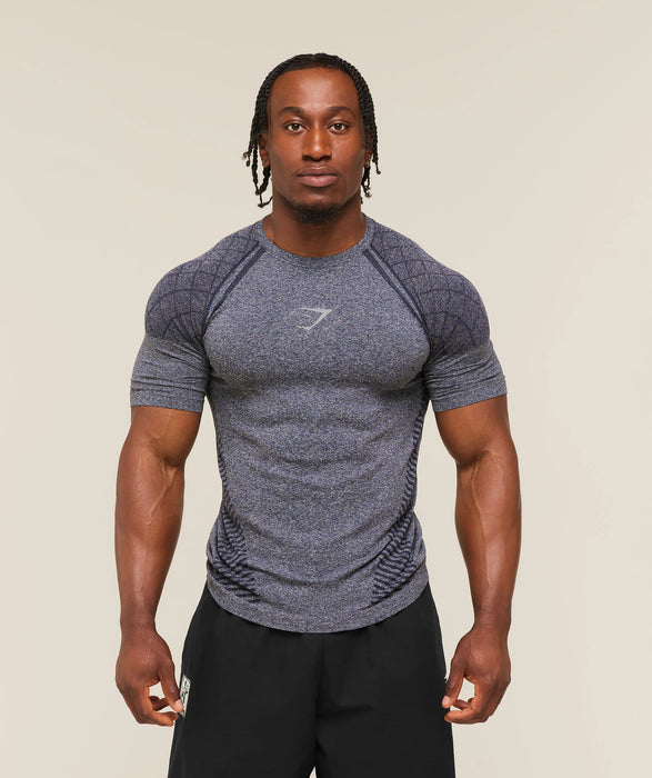 Devant Seamless T-Shirt - Heavy Blue