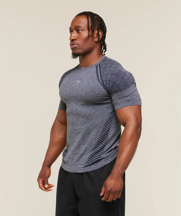 Devant Seamless T-Shirt - Heavy Blue