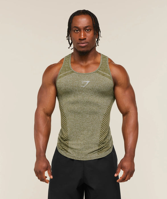 Devant Seamless Tank - Canvas Green