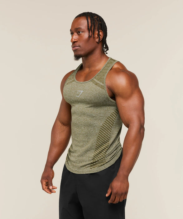 Devant Seamless Tank - Canvas Green