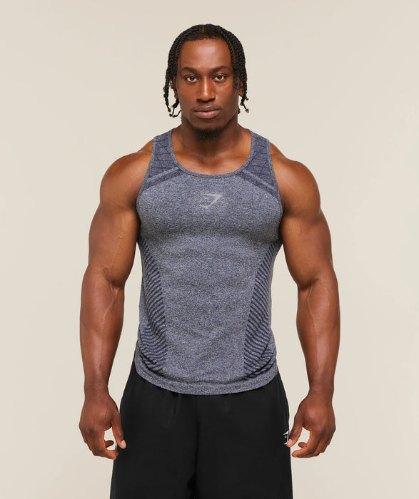 Devant Seamless Tank - Heavy Blue