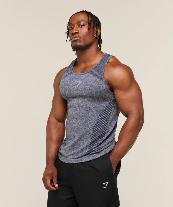 Devant Seamless Tank - Heavy Blue