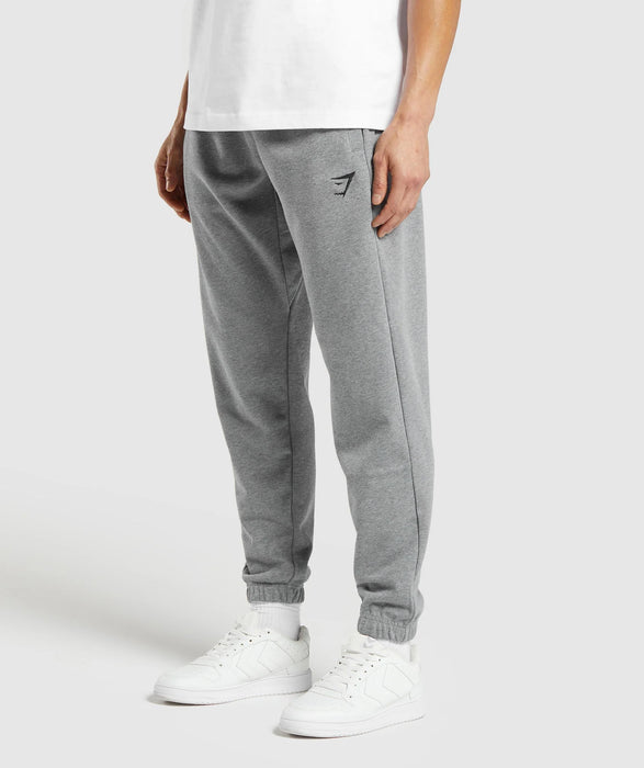 Essential Oversized Joggers - Charcoal Grey Marl