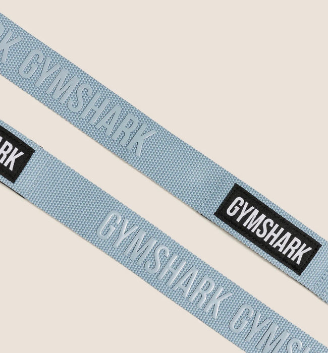 Gymshark Silicone Lifting Straps - Bench Blue