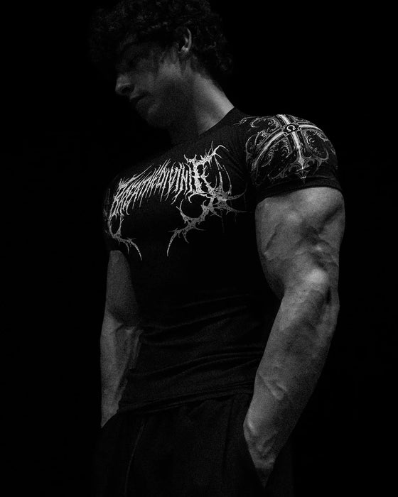 Void Tech™ Fallen Knight Short Sleeve Compression [VOID BLACK]