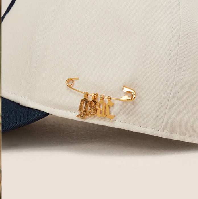 Gymshark x Analis Cap - Soft White/Midnight Blue