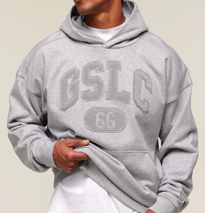 Gymshark GSLC Hoodie - Light Grey Core Marl