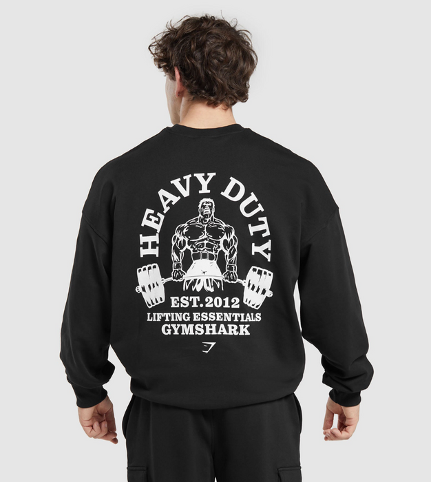 HEAVY DUTY CREW - BLACK