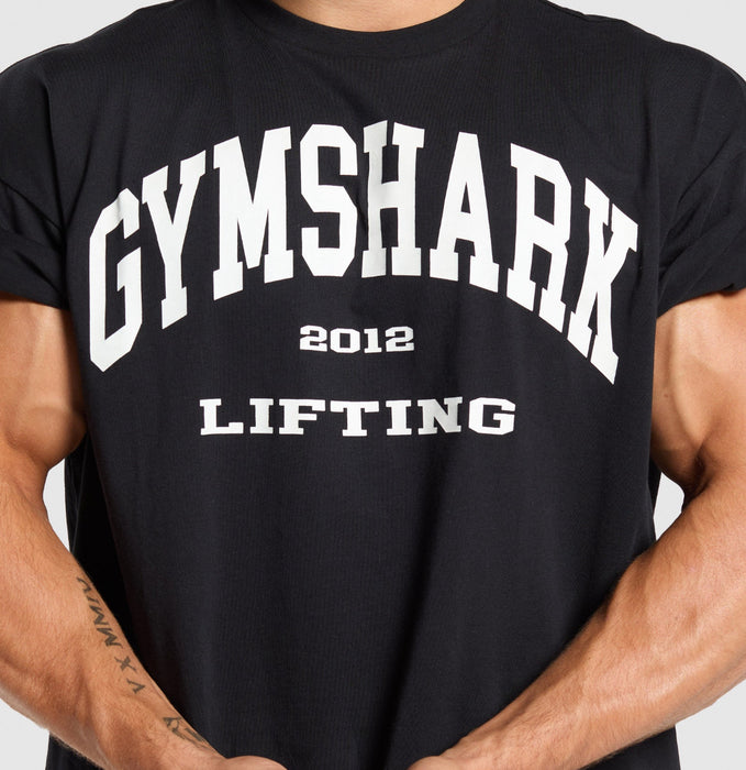 2012 Lifting Oversized T-shirt Black