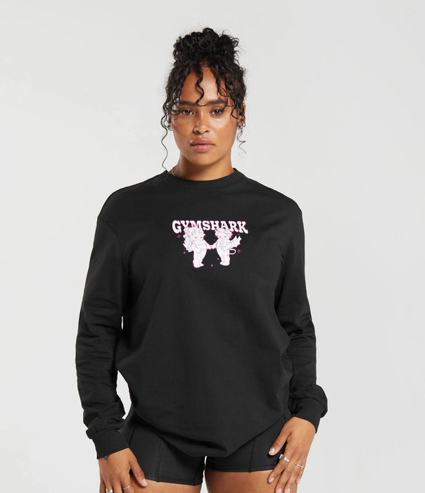 CHERUB GRAPHIC LONG SLEEVE TOP