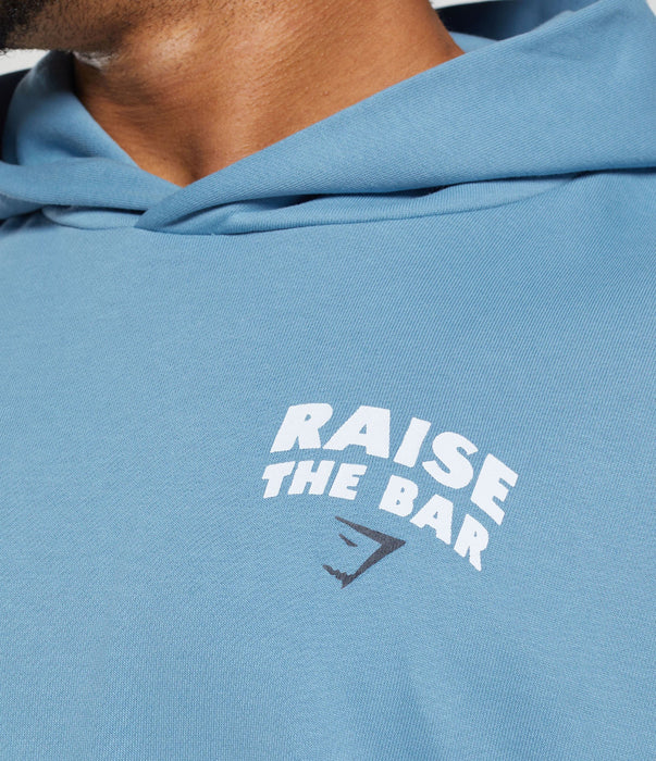 RAISE THE BAR HOODIE DUSK BLUE