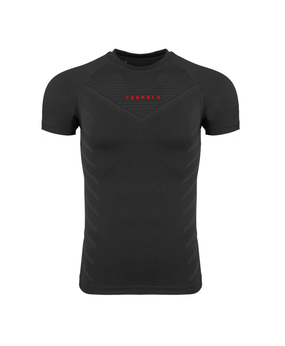 465 Superhero Compression Tees Black