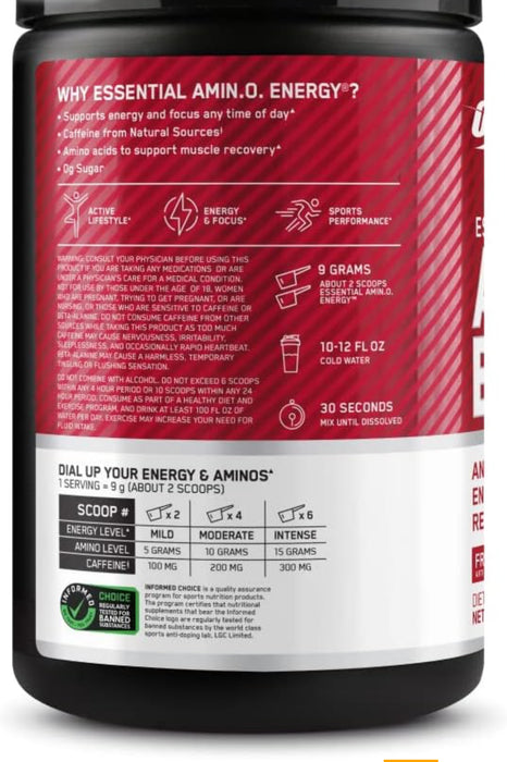 Optimum Nutrition Amino Energy Fruit Fusion