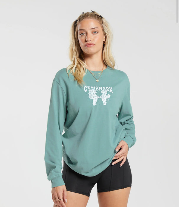 CHERUB GRAPHIC LONG SLEEVE TOP