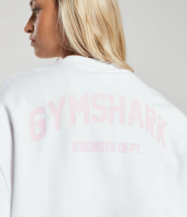 STRENGTH DEPARTMENT GRAPHIC OVERSIZED SWEATSHIRT