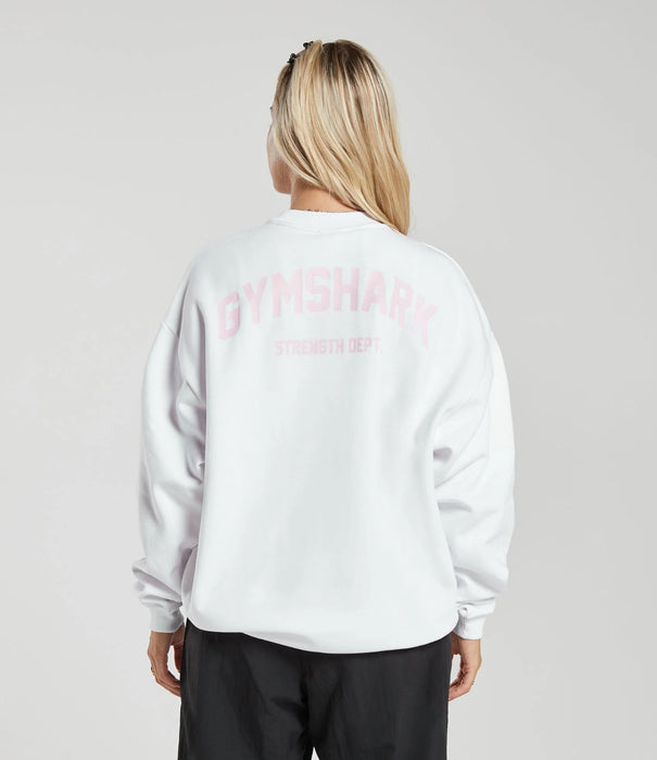 STRENGTH DEPARTMENT GRAPHIC OVERSIZED SWEATSHIRT