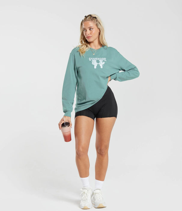 CHERUB GRAPHIC LONG SLEEVE TOP