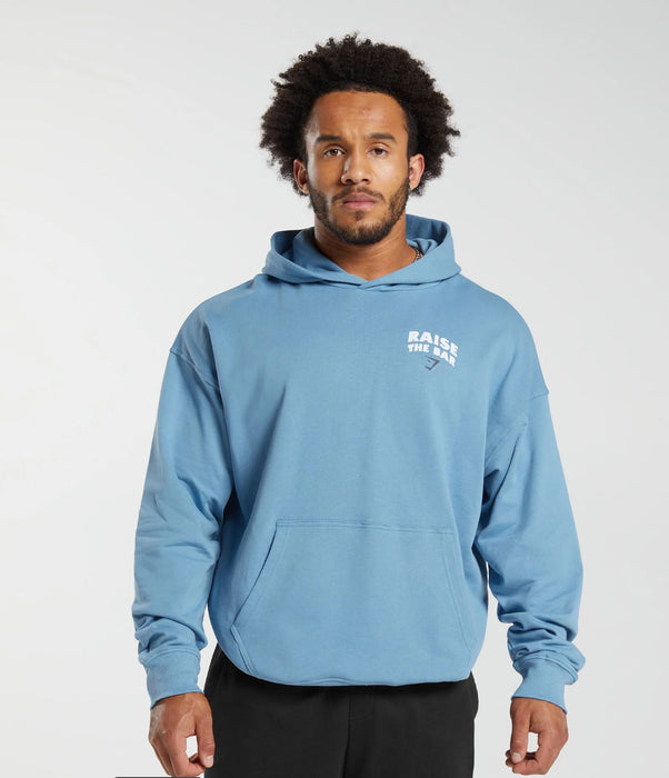 RAISE THE BAR HOODIE DUSK BLUE