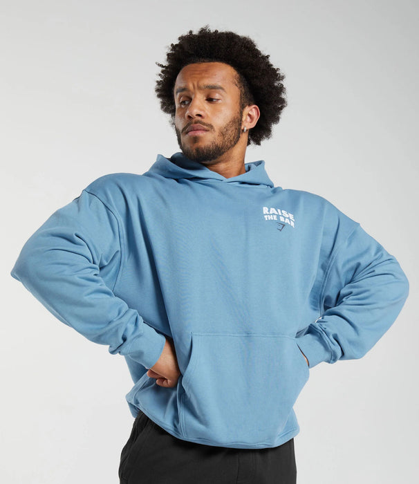 RAISE THE BAR HOODIE DUSK BLUE