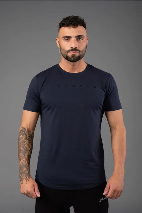 459 MONOCHROME FITTED TEES NAVY