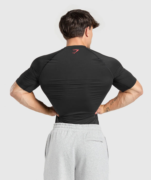 Graphic Baselayer T-Shirt Black