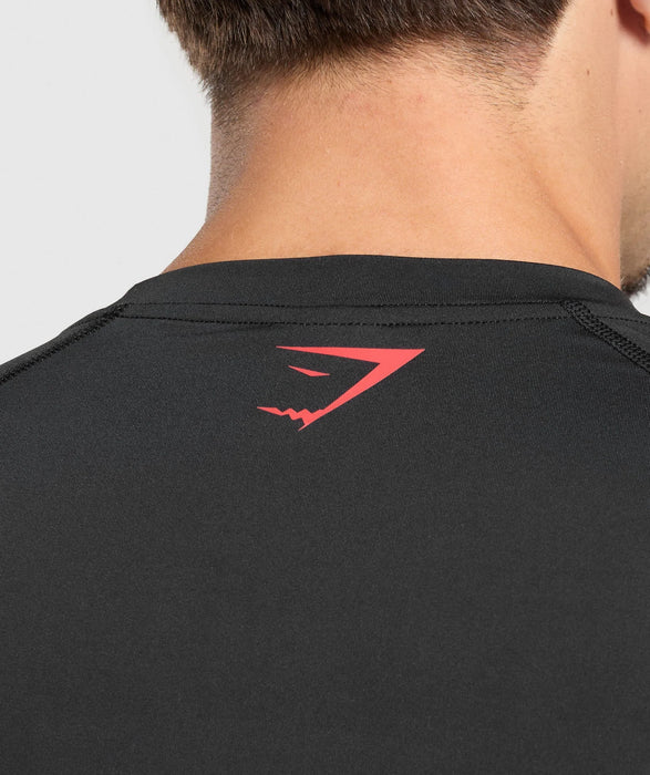 Graphic Baselayer T-Shirt Black
