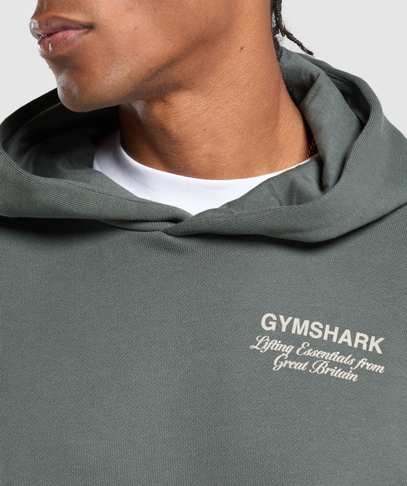 British Iron Hoodie - Slate Teal