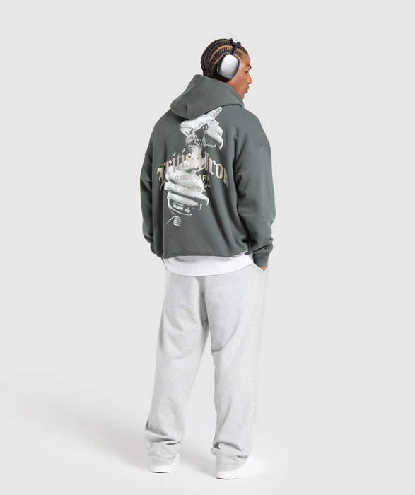 British Iron Hoodie - Slate Teal